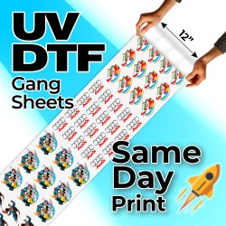 UV DTF Gang Sheet | 12"x12"